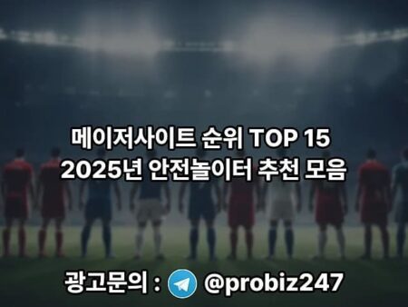 OutlookIndia가 발표한 2025년 메이저사이트·안전놀이터 기준 재구성